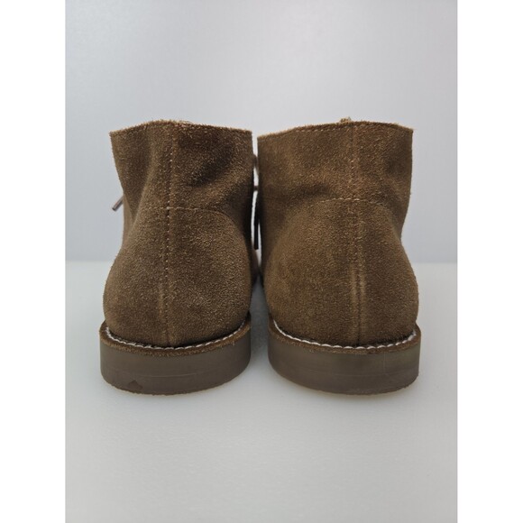 J. Crew Crewcuts K7 Macalister Suede Lace-Up Boys Boots Big Kids Sz 7 Brown Tan - Picture 6 of 12